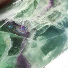 Load image into Gallery viewer, Rainbow Blue Fluorite D/T # 106
