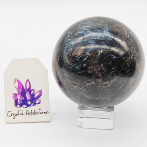 Garnet with Arfvedsonite Sphere # 65