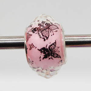 Pandora Inspired Charms - Coloured Plain Pink