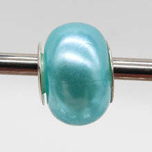 Load image into Gallery viewer, Pandora Inspired Charms - Coloured Plain Aqua
