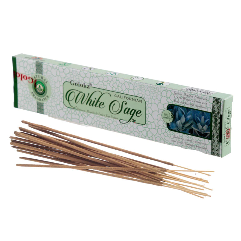 Goloka White Sage Incense Sticks