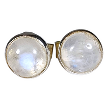 Load image into Gallery viewer, Moonstone Sterling Silver Stud Earring
