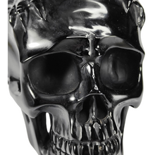 Load image into Gallery viewer, Black Obsidian Skull with Dragon XL # 81
