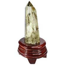 Load image into Gallery viewer, BEVERLY MILLER - Smoky Citrine Phantom Blue Needle Tower # 77
