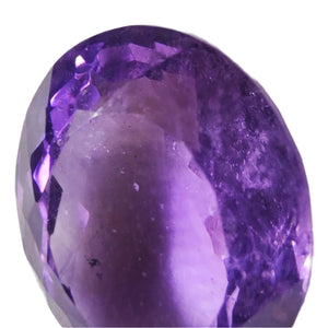 Amethyst Dark Oval Cut Gemstone