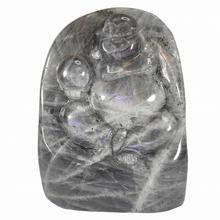 Load image into Gallery viewer, Purple Labradorite Buddha # 105
