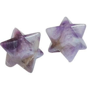 Chevron Amethyst Merkaba