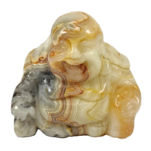 Load image into Gallery viewer, Crazy Lace Agate Buddha # 184
