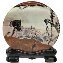 Load image into Gallery viewer, Dendritic Picture Jasper Disc # 105
