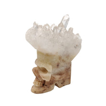 Load image into Gallery viewer, Clear Quartz Cluster Skull # 8
