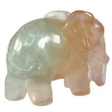 Load image into Gallery viewer, Rainbow Fluorite Elephant # 77
