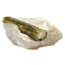 Load image into Gallery viewer, Green Tourmaline in Quartz Specimen # 135
