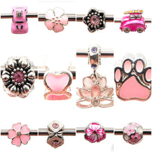 Load image into Gallery viewer, Pandora Inspired Charms - Silver Pink
