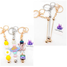 Load image into Gallery viewer, Beadable Keyrings
