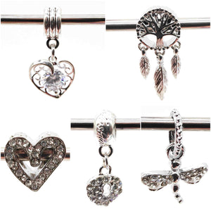 Pandora Inspired Charms - Silver