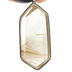 Rutile Sterling Silver Pendant # 106