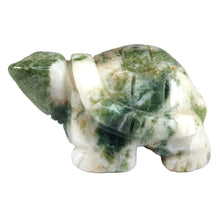 Load image into Gallery viewer, Moss Agate Turtle # 28
