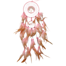 Load image into Gallery viewer, Rose Quartz Tree of Life Dreamcatcher
