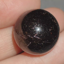 Load and play video in Gallery viewer, Garnet Sphere with Star # 104
