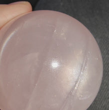 Load and play video in Gallery viewer, Rose Quartz Sphere with Multiple Stars # 79
