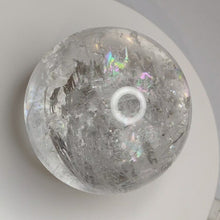 Load and play video in Gallery viewer, Clear Quartz Sphere # 195
