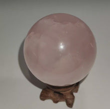 Load and play video in Gallery viewer, Rose Quartz Sphere + Star # 102
