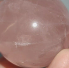 Load and play video in Gallery viewer, Rose Quartz Sphere + Star # 191
