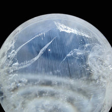 Load image into Gallery viewer, Clear Quartz Blue Feather Needle Sphere # 42
