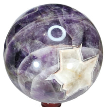 Load image into Gallery viewer, Chevron Amethyst Sphere XL #100
