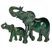 Load image into Gallery viewer, Verdite Mum &amp; Baby Elephant # 115

