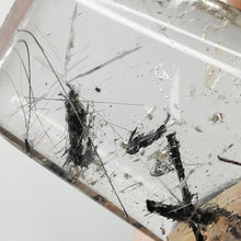 Load image into Gallery viewer, Black Tourmalated Quartz Cabochon # 37
