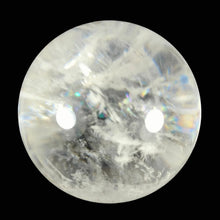 Load image into Gallery viewer, Clear Quartz Blue Feather Needle Sphere # 42
