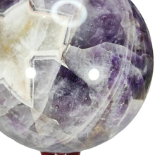 Load image into Gallery viewer, Chevron Amethyst Sphere XL #100
