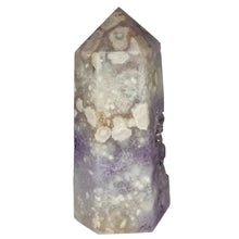 Load image into Gallery viewer, Amethyst + Flower Agate Point # 14
