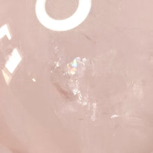 Load image into Gallery viewer, Rose Quartz Sphere with Multiple Stars # 79
