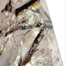 Load image into Gallery viewer, Black Tourmaline in Quartz Point # 37
