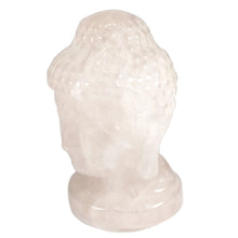 Load image into Gallery viewer, Rose Quartz Buddha Head # 184
