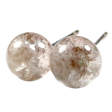 Load image into Gallery viewer, Scenic Garden Quartz Sterling Silver Stud Earring # 12
