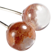 Load image into Gallery viewer, Scenic Garden Quartz Sterling Silver Stud Earring # 122

