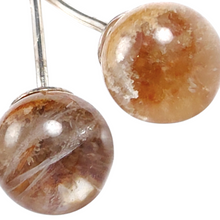 Load image into Gallery viewer, Scenic Garden Quartz Sterling Silver Stud Earring # 57
