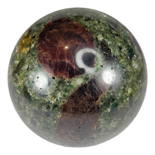 Load image into Gallery viewer, Star Garnet in Diopside Sphere # 133
