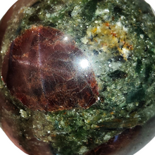 Load image into Gallery viewer, Star Garnet in Diopside Sphere # 133
