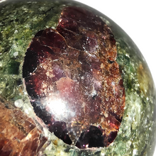 Load image into Gallery viewer, Star Garnet in Diopside Sphere # 133
