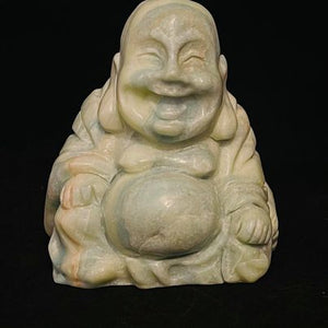 Blue Aragonite Buddha XL #105