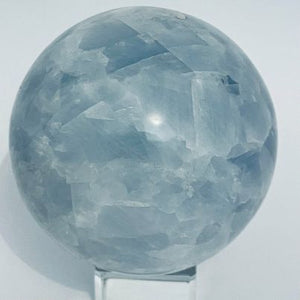 Blue Calcite Sphere #114