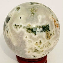 Load image into Gallery viewer, Moss Agate Sphere #136
