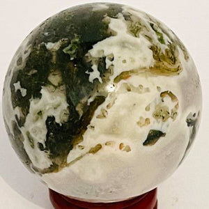 Moss Agate Sphere #148
