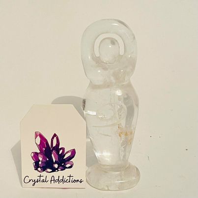 Clear Quartz Standing Goddess #163