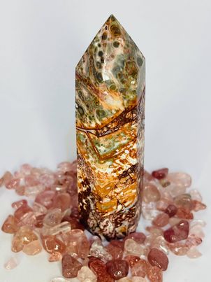 Leopard Skin Jasper Point # 184