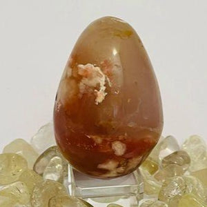 Flower Agate Egg # 185